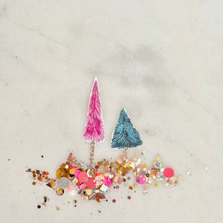 Bottle Brush Trees   - Confetti Charm