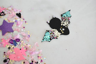 Jeweled Bat - Confetti Charm