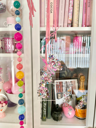 Acrylic Confetti Tag