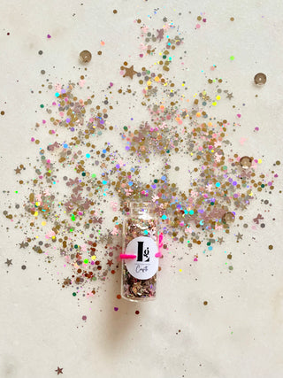 Glittery Bows - Glitter Mix