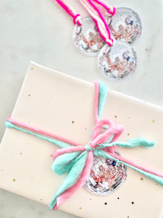 Disco Ball Gift Tag