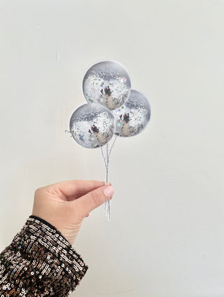 Disco Ball Balloons - Confetti Charm