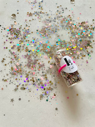 Glittery Bows - Glitter Mix