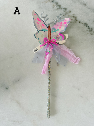 LGD - Butterfly Wand - Hand Painted