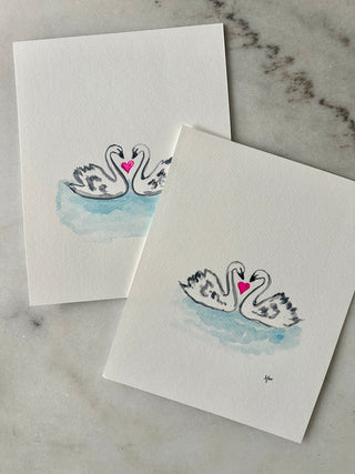 Swan - 003 - Original Painting - 8x10