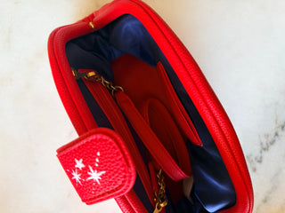 LGD Handpainted clutch - Heart