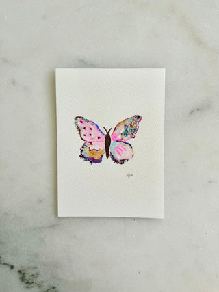 Butterfly 322 - Original Painting - 5x7
