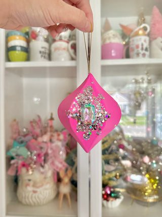 Pink Gem Ornament