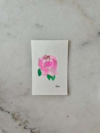 Peony 200 - Original Panting - 4x6