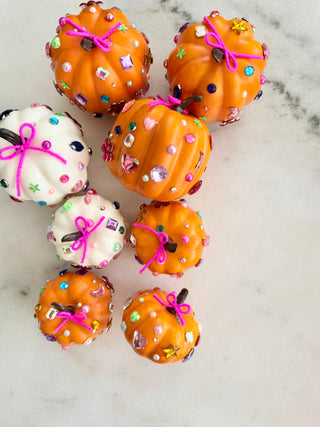 Gem Confetti Pumpkins