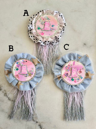 LGD - I’m just a girl - Hand Painted Ribbon