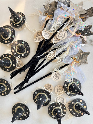 Halloween Star Wand - Hand painted