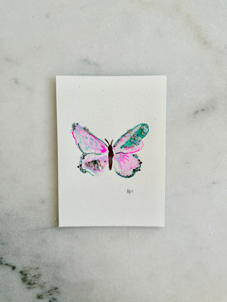 Butterfly 329 - Original Painting - 5x7