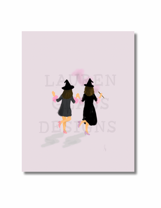 Digital Download - 8x10 - Best Witches - Brown & Brown