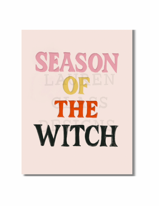 Digital Download - 8x10 - Season of the Witch - Color