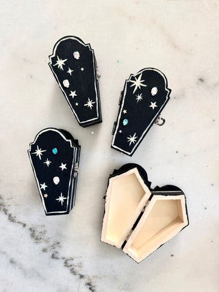 Hand Painted Confetti Coffins