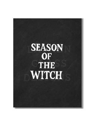 Digital Download - 8x10 - Season of the Witch - Black & White