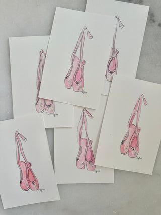 Ballet Shoes - 001 - Original Painting - 4x6