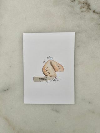 Fortune Cookie - Embellished Print - 5x7