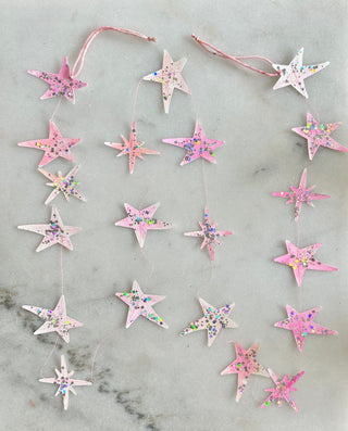 Watercolor Star - Garland