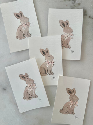 Chocolate Bunny - 001 - Original Painting - 4x6