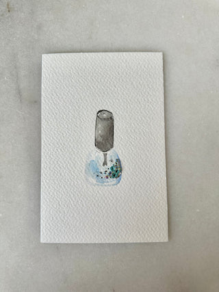 Nail Polish - 002 - Original Painting - 4x6
