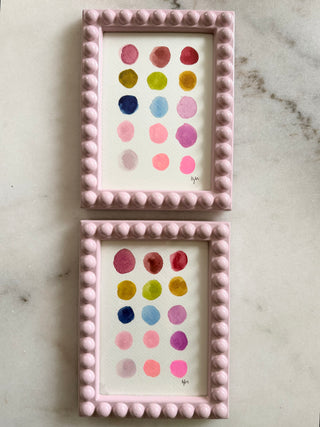 LGD - Dot Series 001 - 5x7 - FRAMED Original Painting