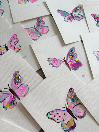 Butterfly 326 - Original Painting - 5x7