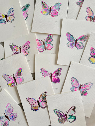 Butterfly 326 - Original Painting - 5x7