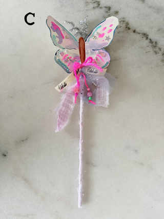 LGD - Butterfly Wand - Hand Painted