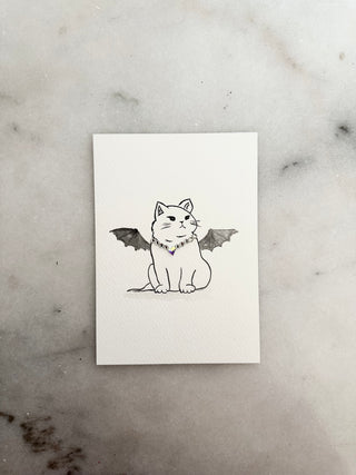 I’m Just A Girl Series - 010 - Halloween - Original Painting - 5x7