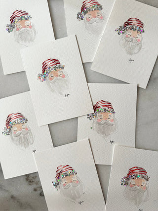 LGD Santa 005 - Original Painting - 5x7