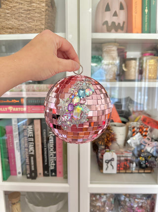 LGD Confetti Disco Ball - Light Pink