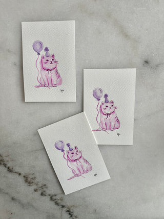 I’m Just A Girl Series - 101 - Party - Original Painting - 5x7