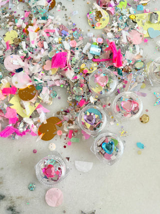 Purse Confetti + Hand-Cut Confetti Mix