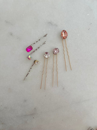 Gem Hair Pins - 020