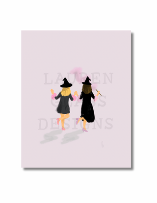 Digital Download - 8x10 - Best Witches - Brown & Blonde