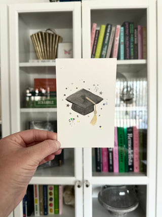 Graduation Cap - 001 - Original Painting - 4x6