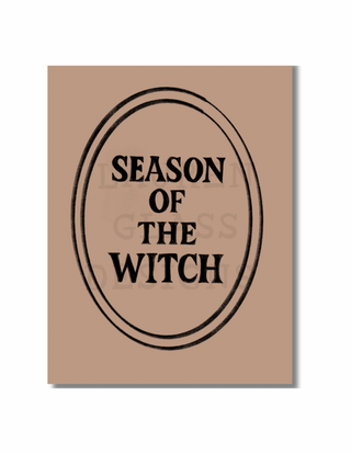 Digital Download - 8x10 - Season of the Witch - Brown