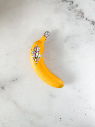 Faux - Glitter Banana