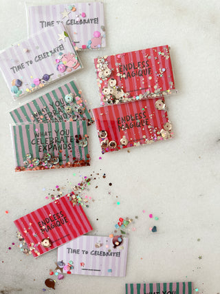 Bags of Sparkle (6 pack) - Confetti Cards