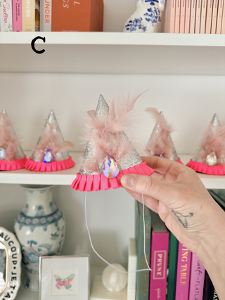 Hand-Embellished Birthday Hat —  Party Keepsake
