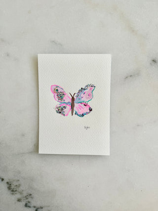 Butterfly 317 - Original Painting - 5x7