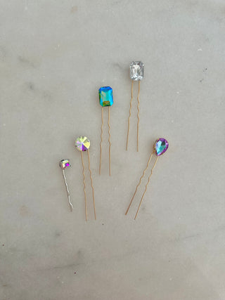 Gem Hair Pins - 019