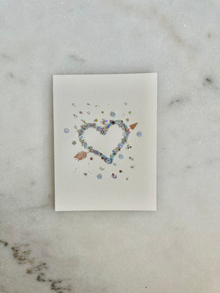 Heart Crest - 006 - Original Painting - 5x7
