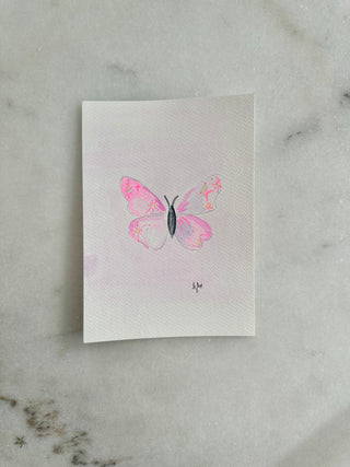 Butterfly 306 - Original Painting - 5x7