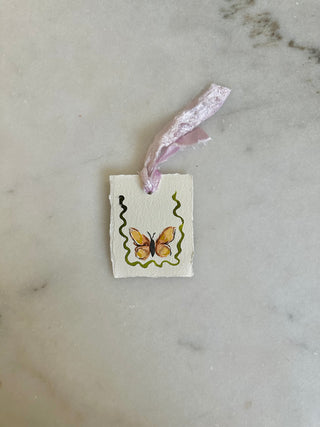 Hand-painted Butterfly Gift/Table Setting Tags- 1 piece