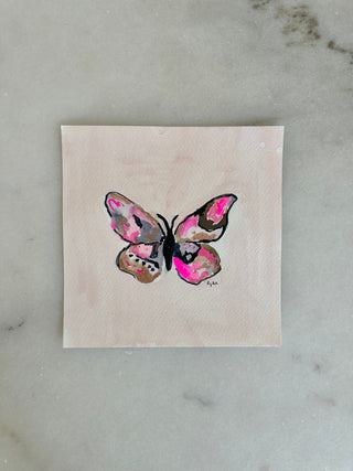 Butterfly 268 - Original Painting - 6x6