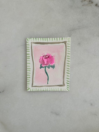 Floral 005 - Original Painting - 4x4.5