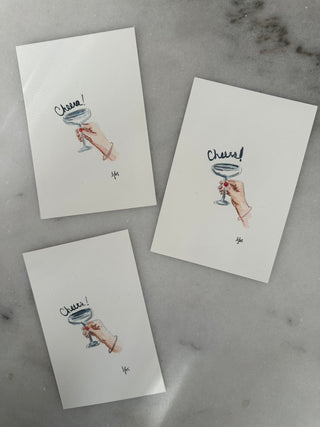 Cheers! - Original Painting - 4x6